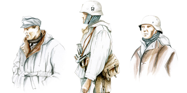 Zimowe mundury Armii Czerwonej i Wehrmachtu